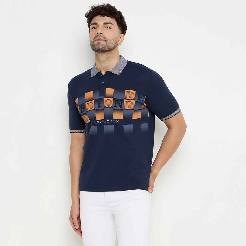 Duke Urban Men Half Sleeve Cotton Tshirt (LF7151)