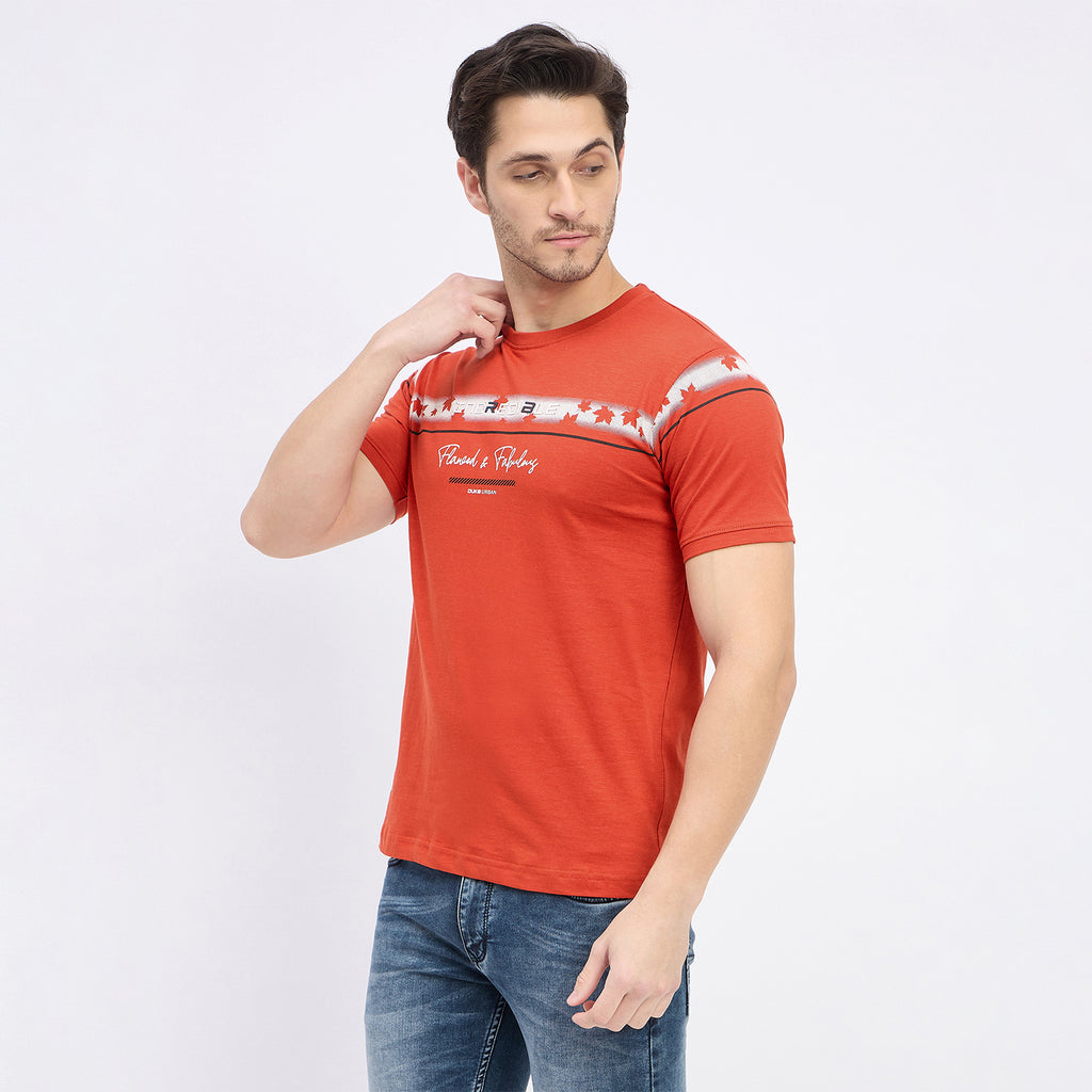 Duke Urban Men Half Sleeve Cotton T-shirt (LF7155)