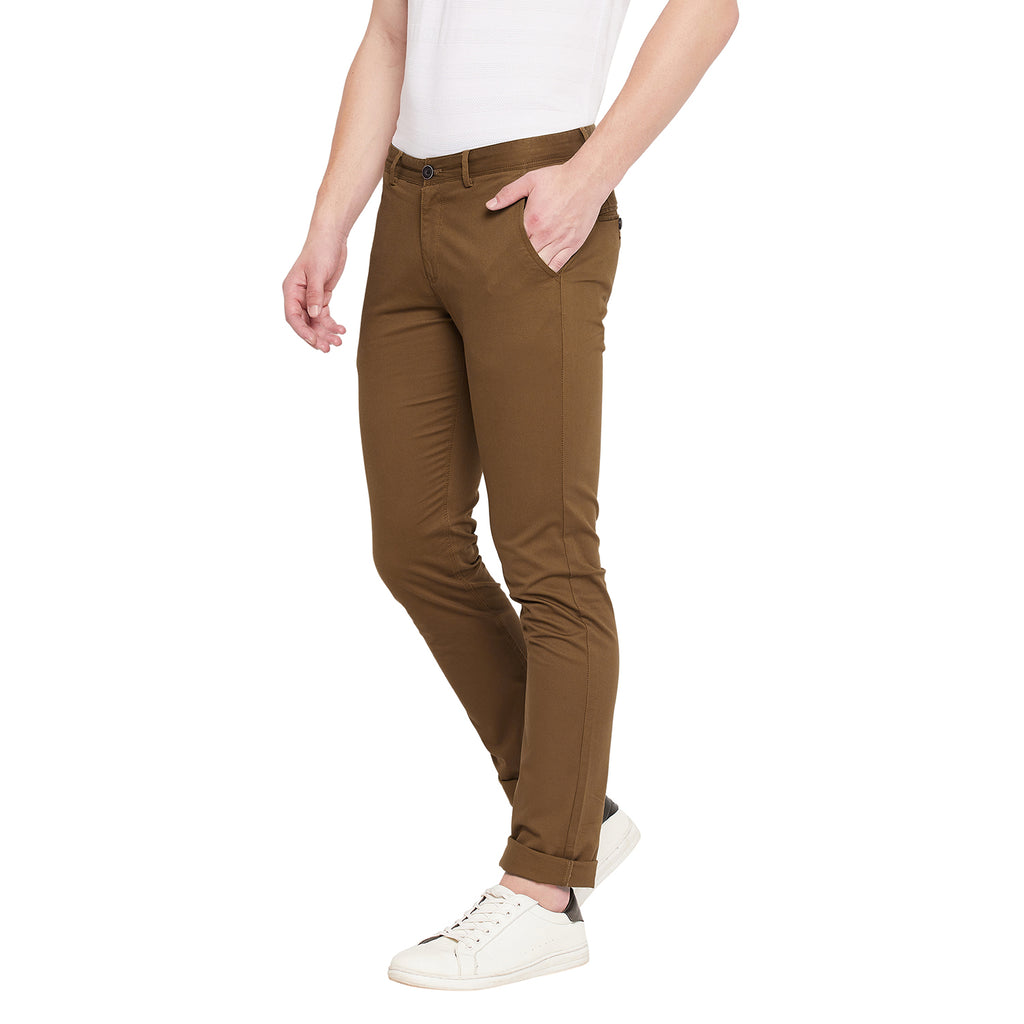 Duke Urban Men Solid Cotton Trousers (SDT4137)