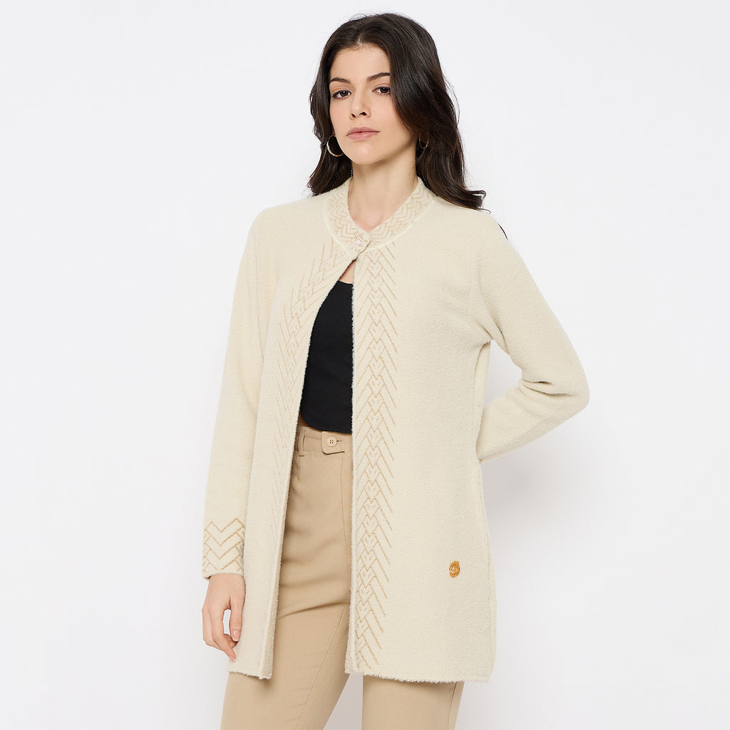Duke Urban Women Full Sleeve Long Shrug (SDS1399)