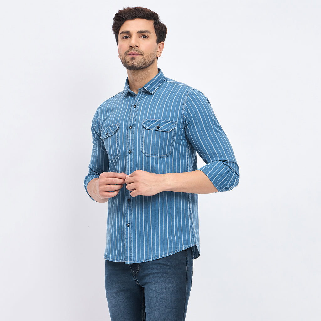 Duke Urban Men Full Sleeve Cotton Shirt (SDO9STI)