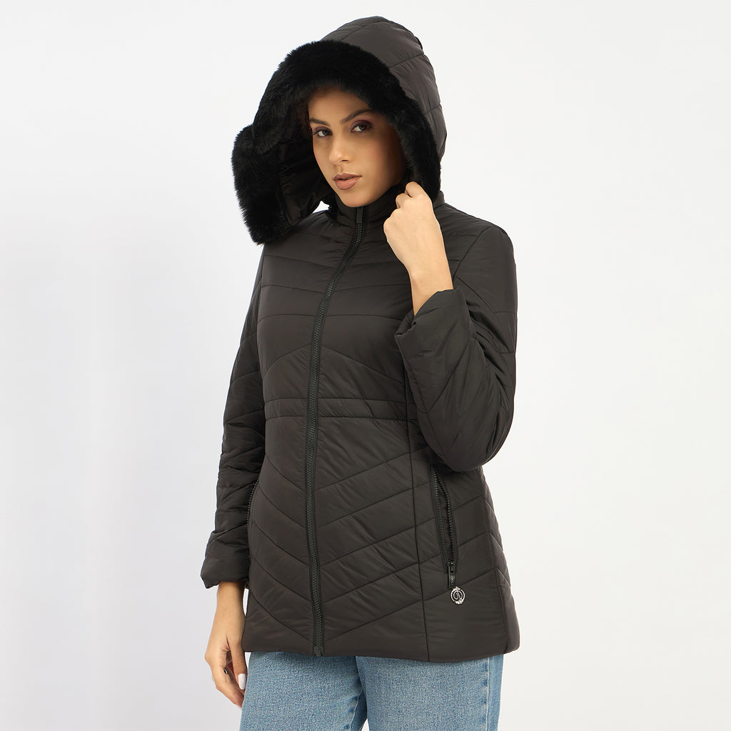 Duke Urban Women Full Sleeve Long Jacket (SDZ4113)