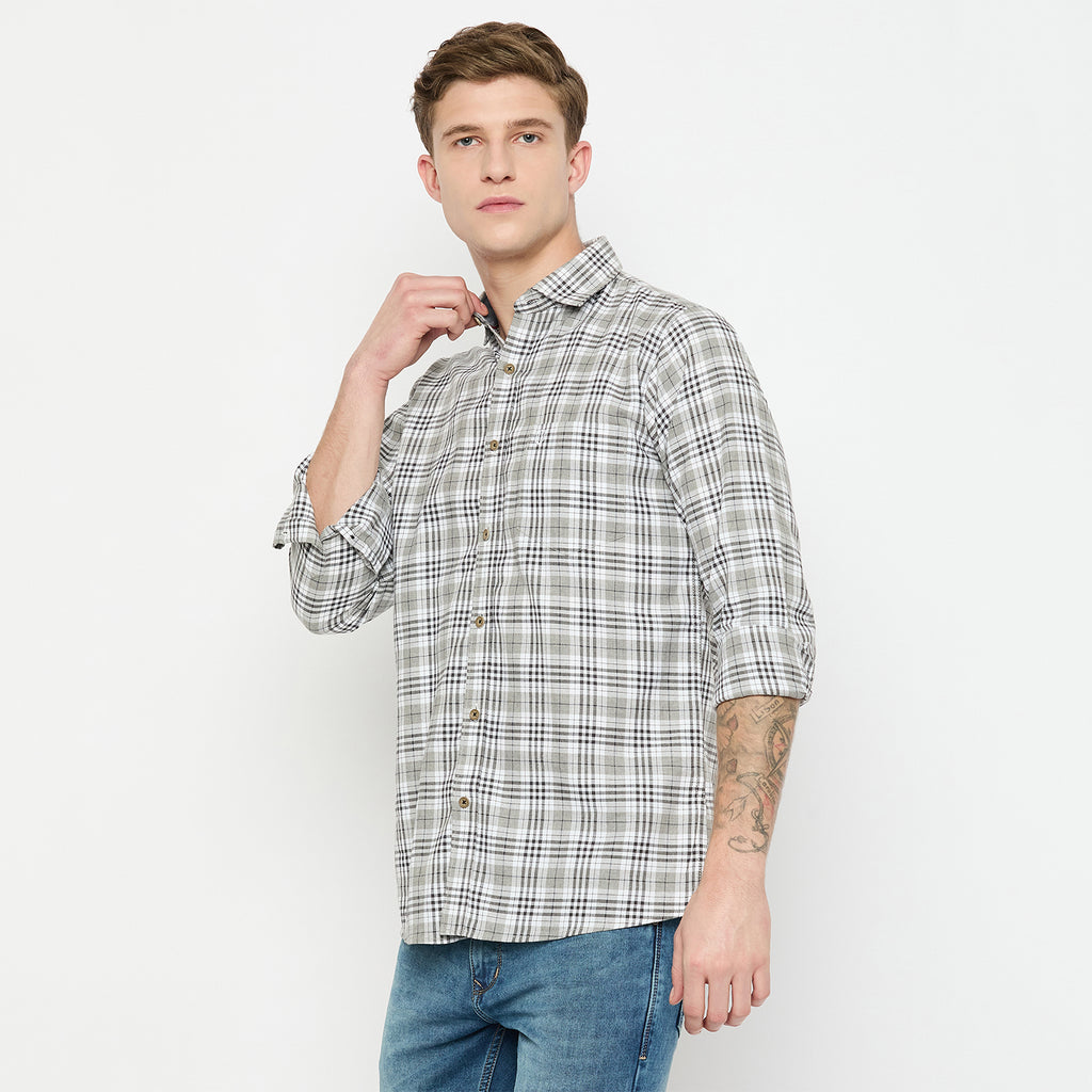 Duke Urban Men Full Sleeve Cotton Shirt (SDO8CKX)