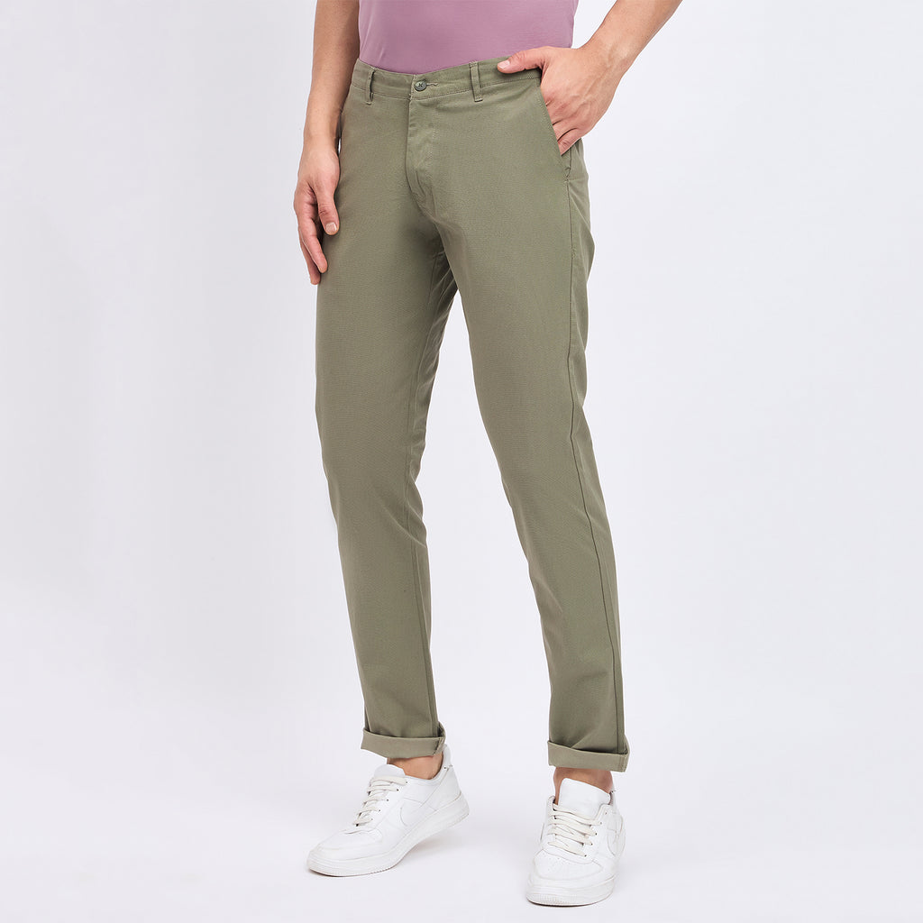 Duke Urban Men Flatfront Narrowfit Chinos Trousers (SDT4593)