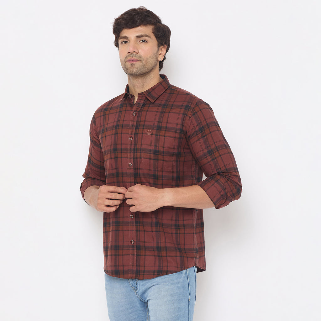 Duke Urban Men Full Sleeve Cotton Shirt (SDO7CKF)