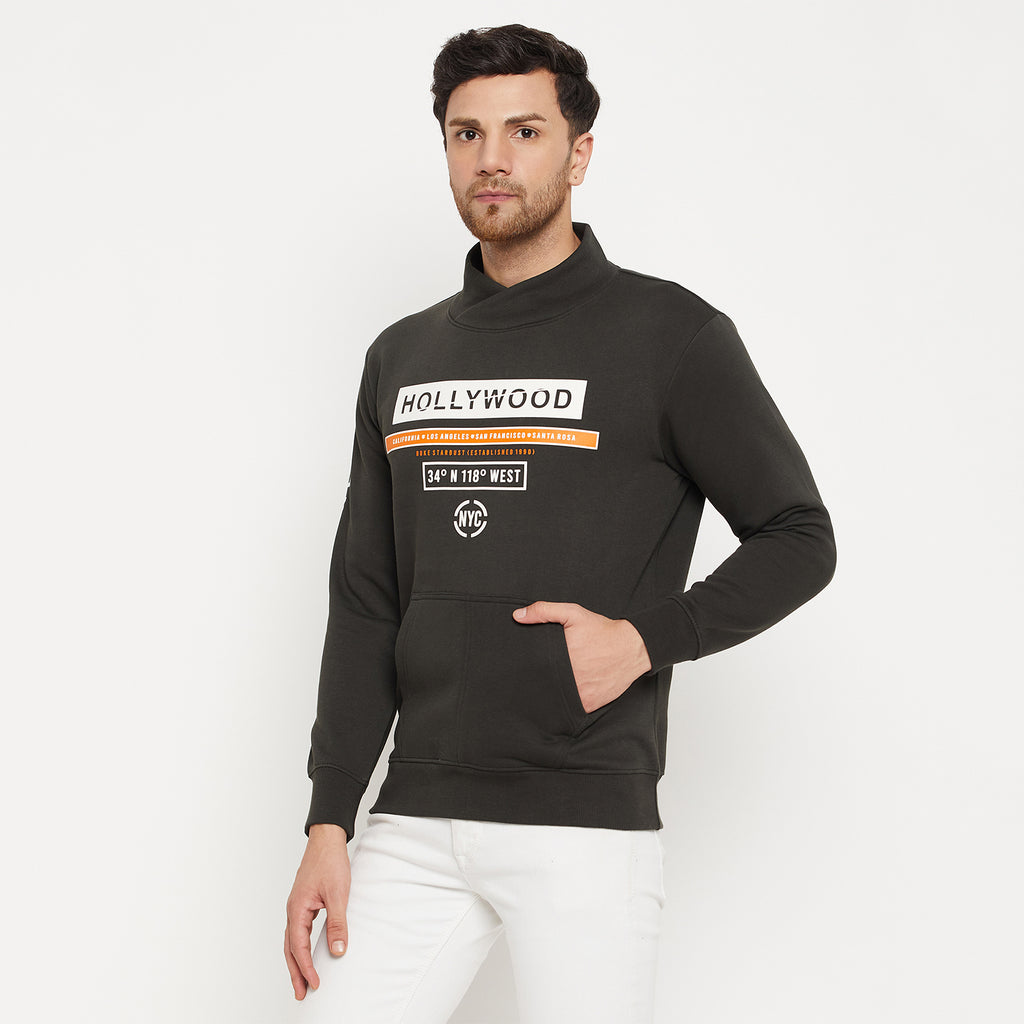 Duke Urban Men Cowl Neck Sweatshirt (LF6318)