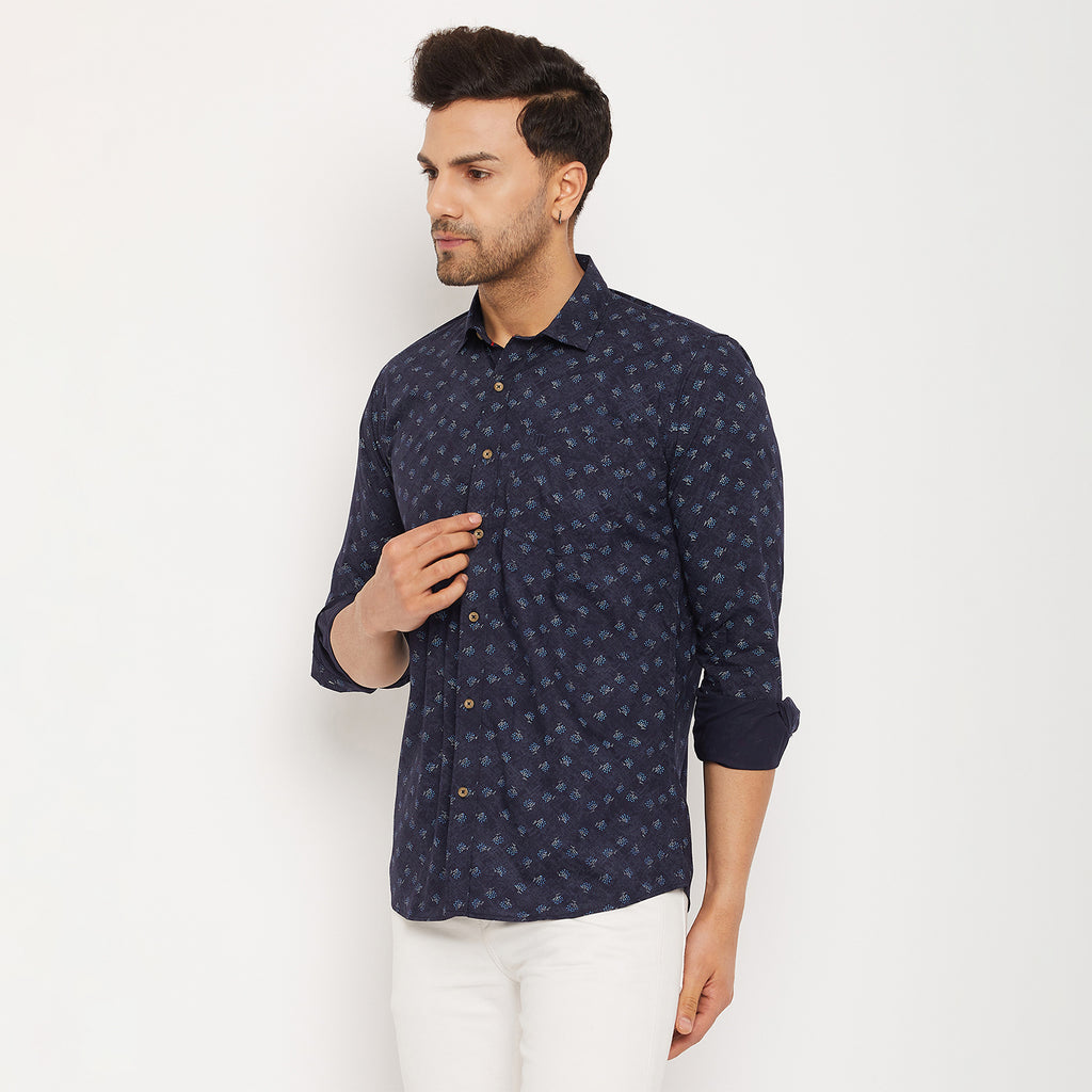 Duke Urban Men Full Sleeve Cotton Shirt (SDO8PRSB)