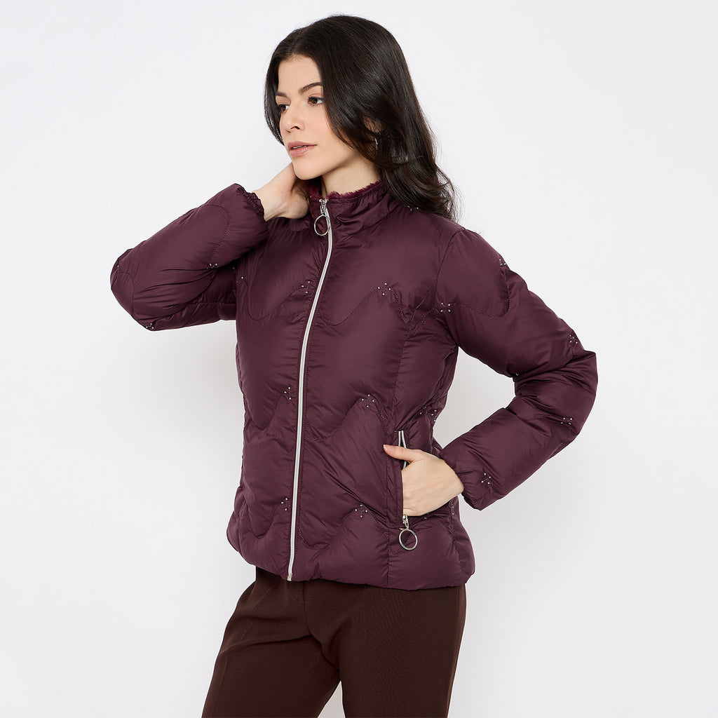 Duke Urban Women Full Sleeve Quilted Jacket (SDZ4133)