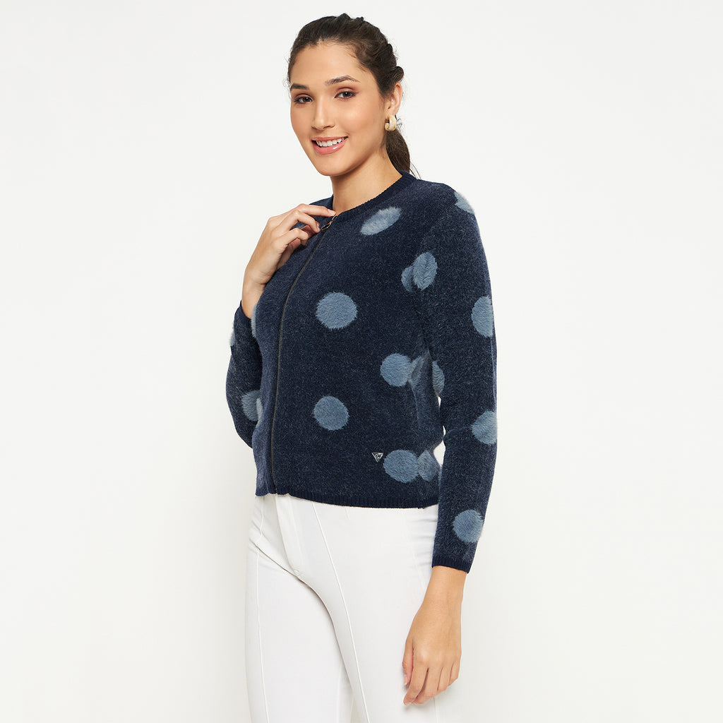 Duke Urban Women Full Sleeve Zipper Cardigan (SDS1005R)