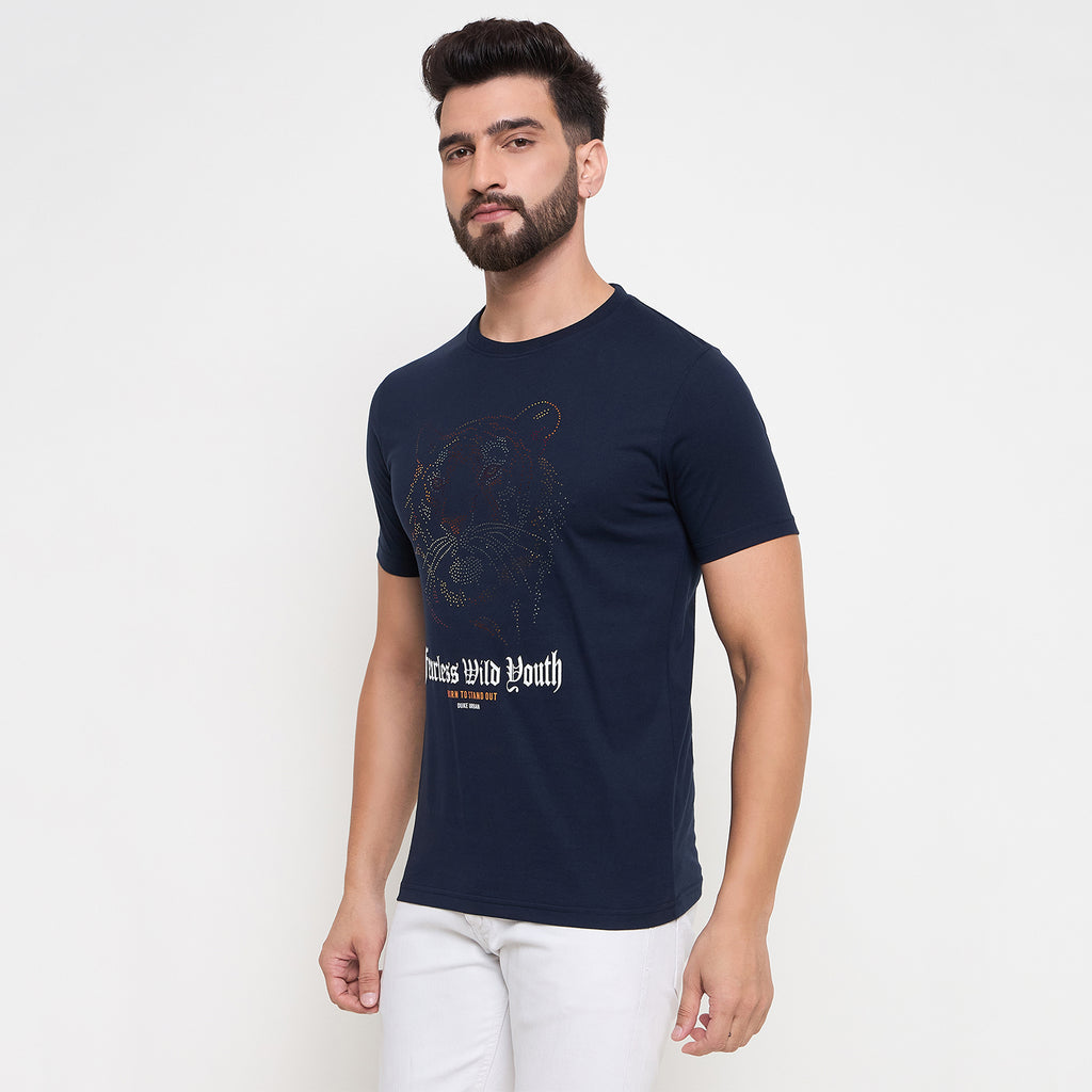 Duke Urban Men Half Sleeve Cotton Tshirt (LF7218)