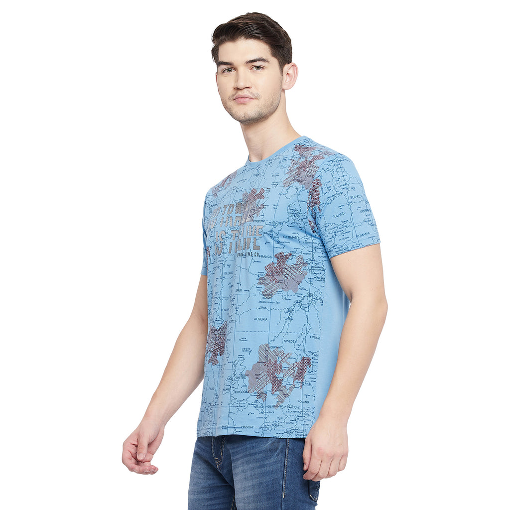 Duke Urban Men Half Sleeve Cotton T-shirt (LQ4479)