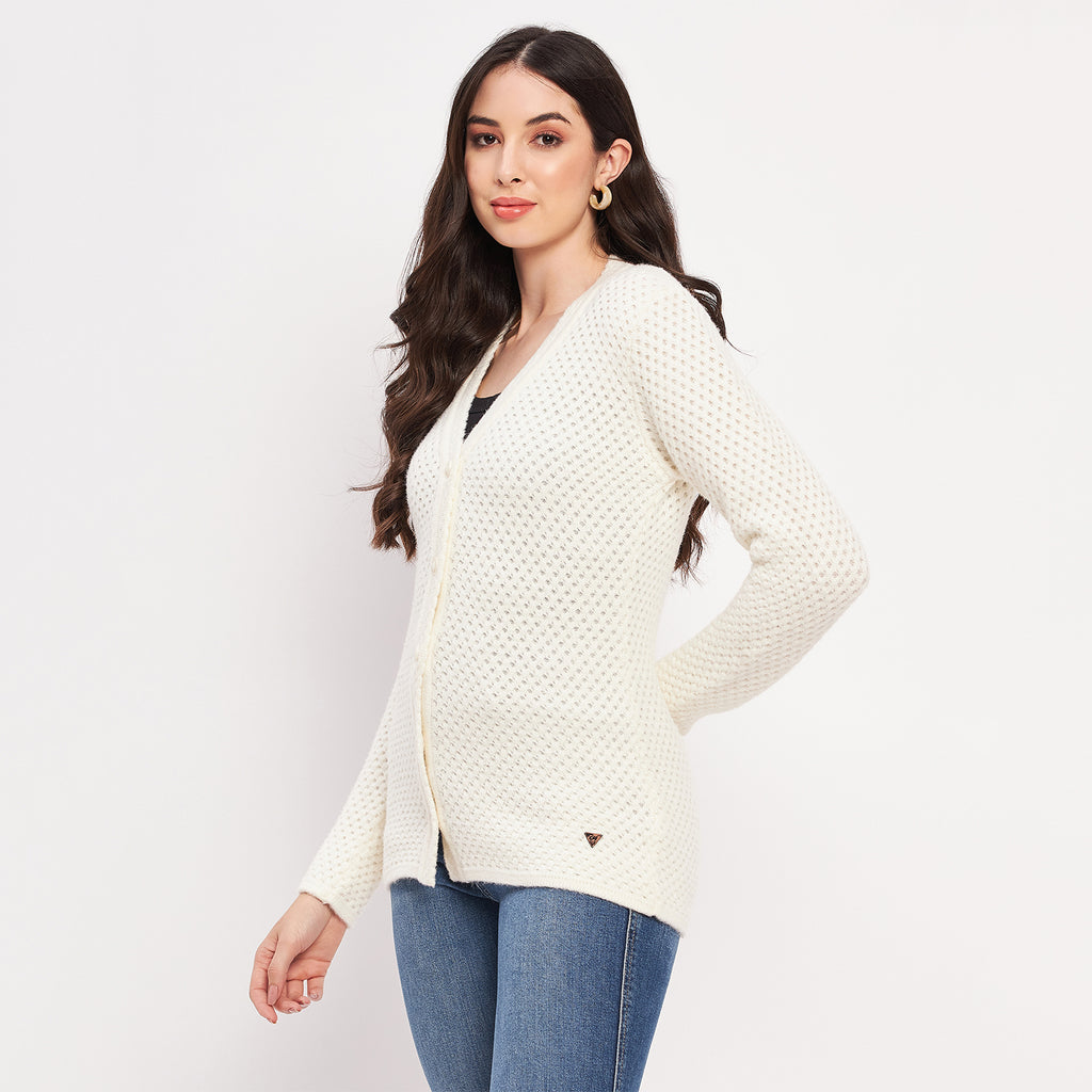 Duke Urban Women Full Sleeve Self Design Cardigan (SDS1135)