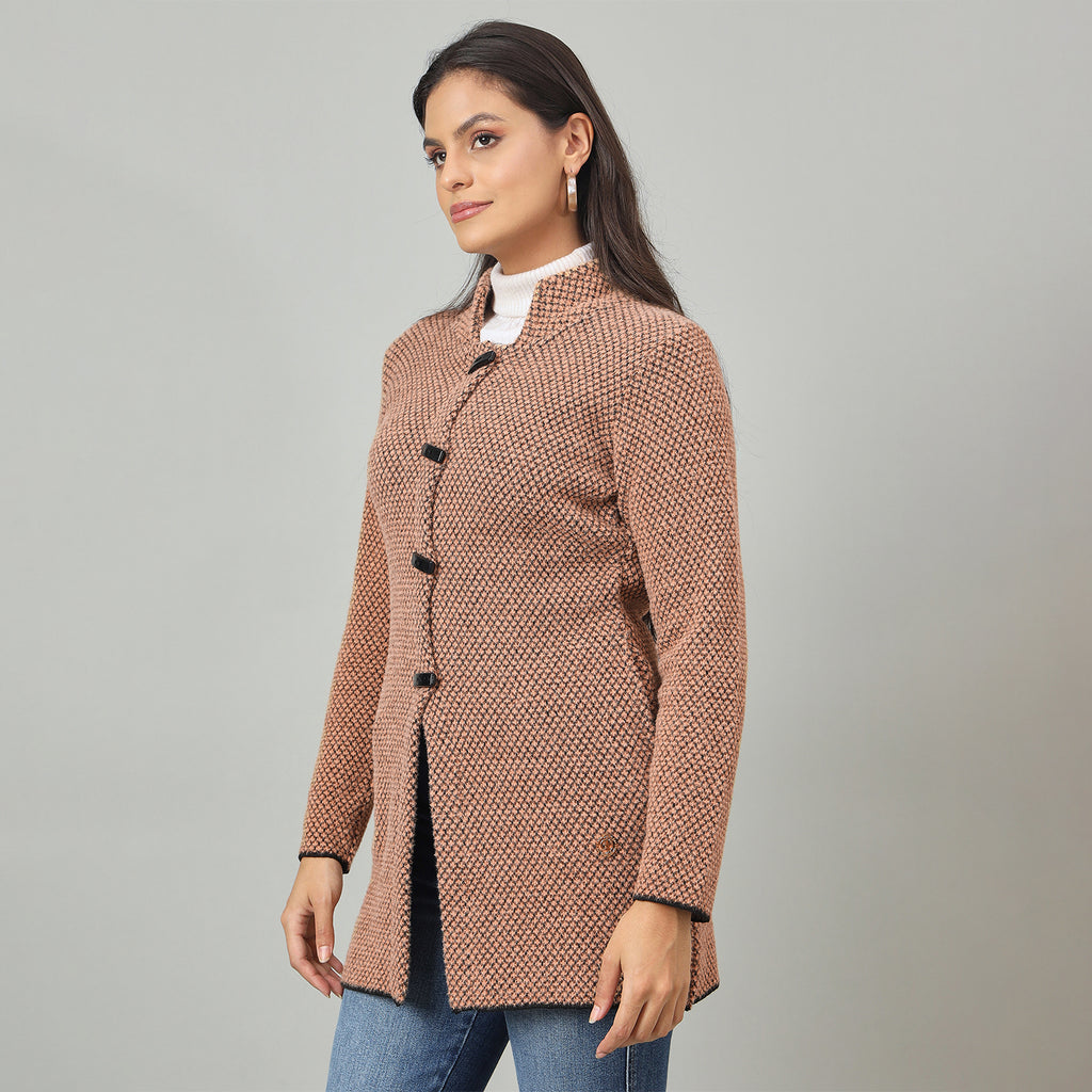 Duke Urban Women Long Coat Shortstyle Sweater (SDS1329)