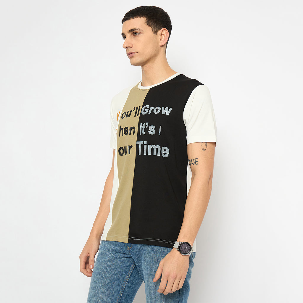 Duke Urban Men Half Sleeve Cotton Tshirt (LF7341)