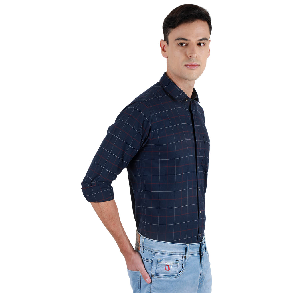 Duke Urban Men Full Sleeve Cotton Shirt (SDO8CKOD)