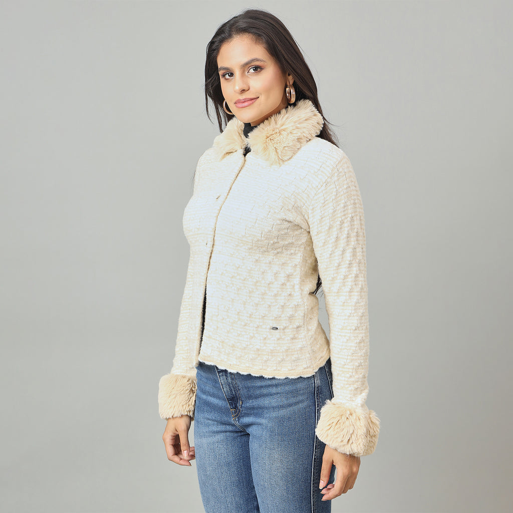 Duke Urban Women Front Open Short Sweater (SDS1308A)