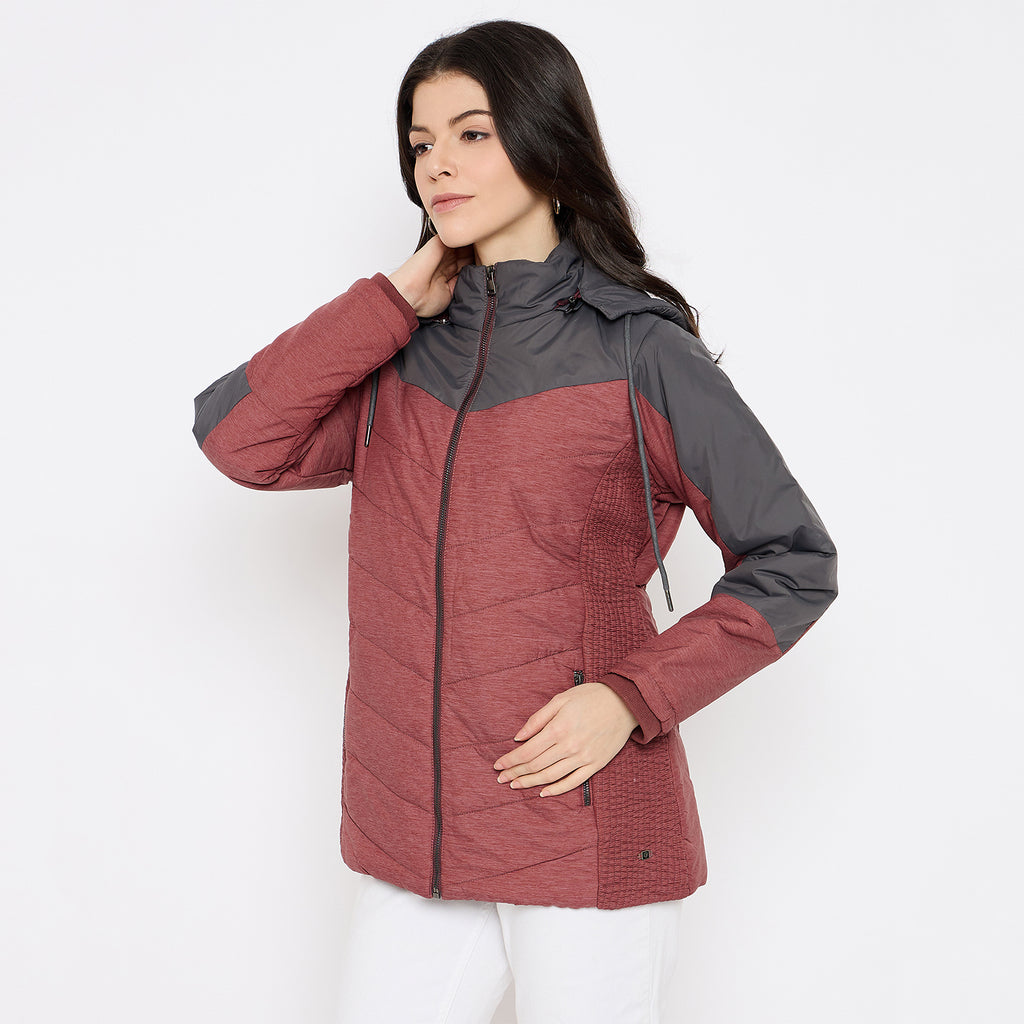 Duke Urban Women Full Sleeve Quilted Jacket (SDZ4064)