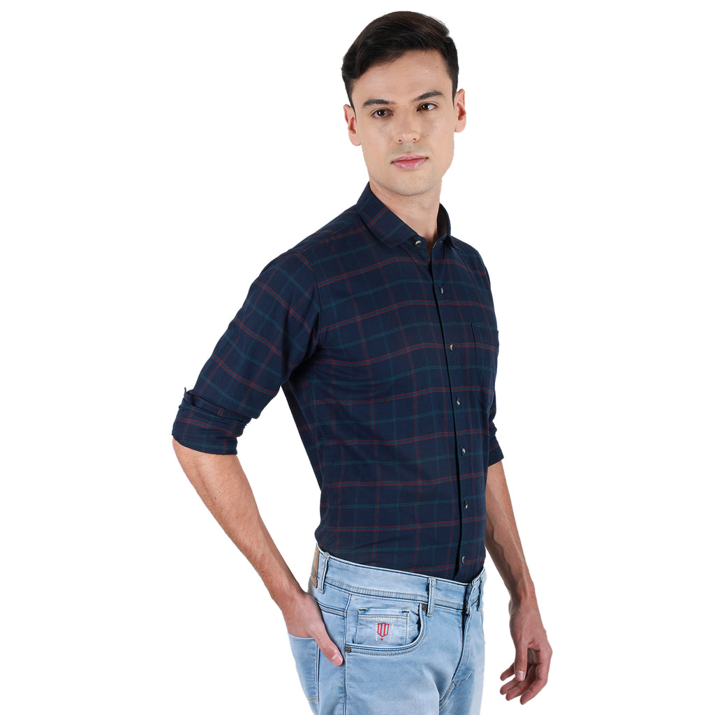 Duke Urban Men Full Sleeve Cotton Shirt (SDO8CKOC)