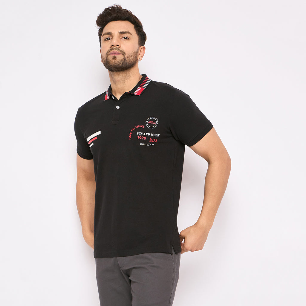 Duke Urban Men Half Sleeve Cotton T-shirt (LF5896)