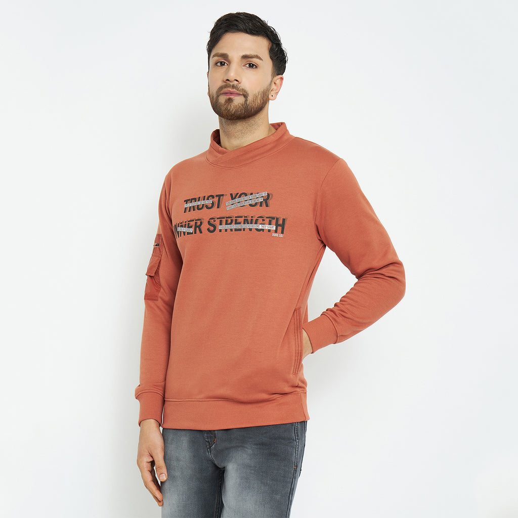 Duke Urban Men Cowl Neck Sweatshirt (LF6289)