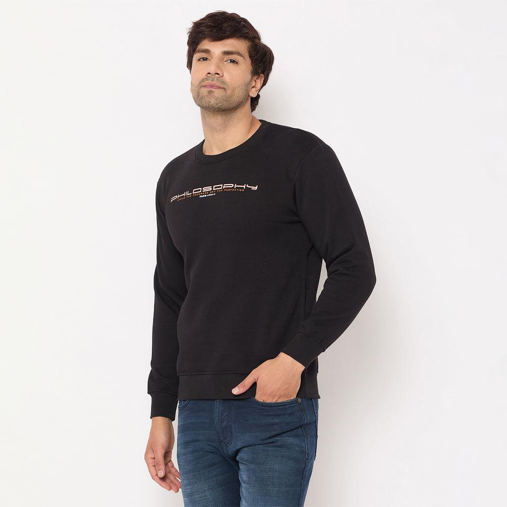 Duke Urban Men Solid Sweatshirt (LF6451)