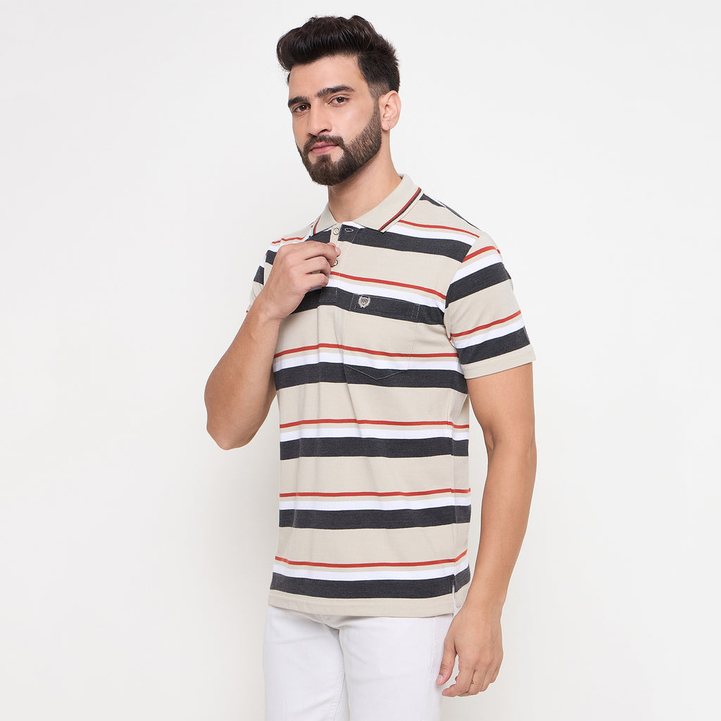 Duke Urban Men Half Sleeve Cotton Tshirt (LF7263)