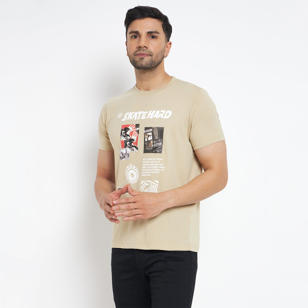 Duke Urban Men Half Sleeve Cotton T-Shirt (LF7056)