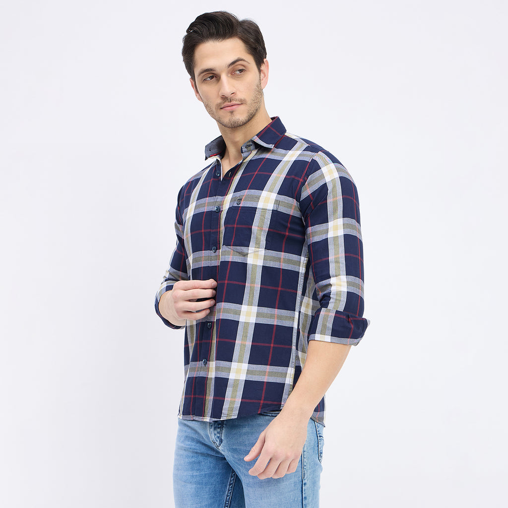 Duke Urban Men Full Sleeve Cotton Shirt (SDO8CKAP)