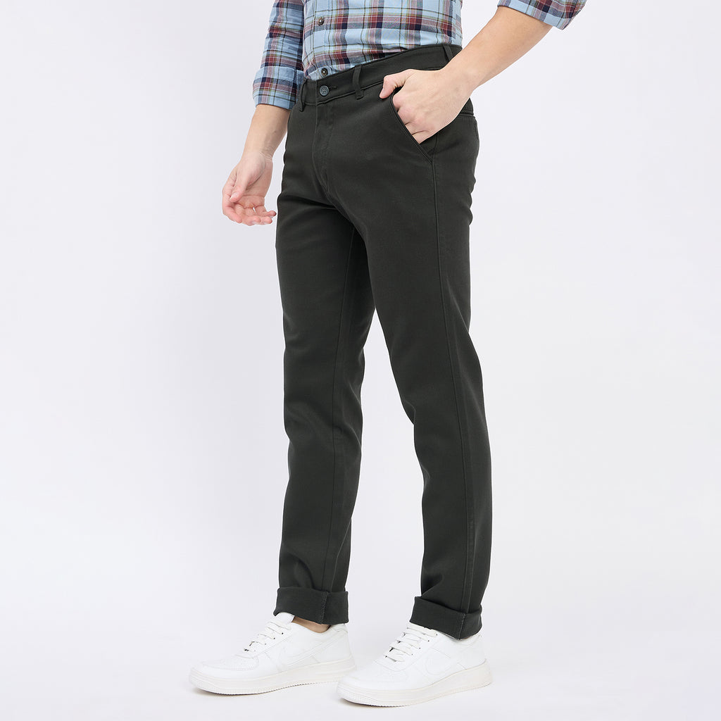 Duke Urban Men Flatfront Narrowfit Chinos Trousers (SDT4592)