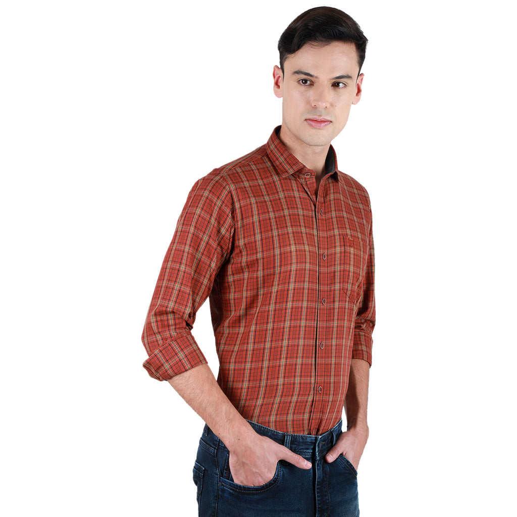 Duke Urban Men Full Sleeve Cotton Shirt (SDO8CKTY)