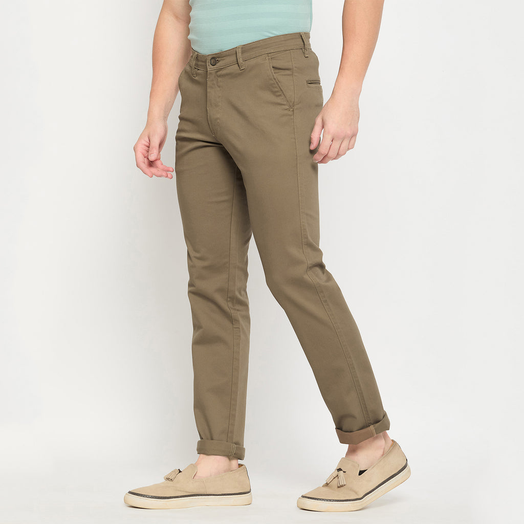Duke Urban Men Flatfront Narrowfit Chinos Trousers (SDT4626)