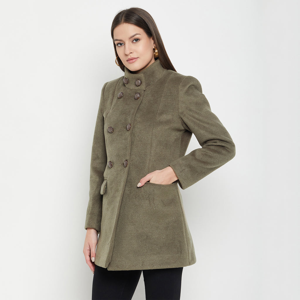 Duke Urban Women Full Sleeve Long Coat (SDZ4105)