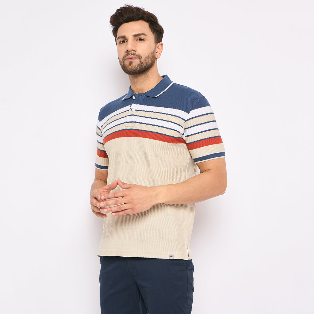 Duke Urban Men Half Sleeve Cotton T-shirt (LF7215)