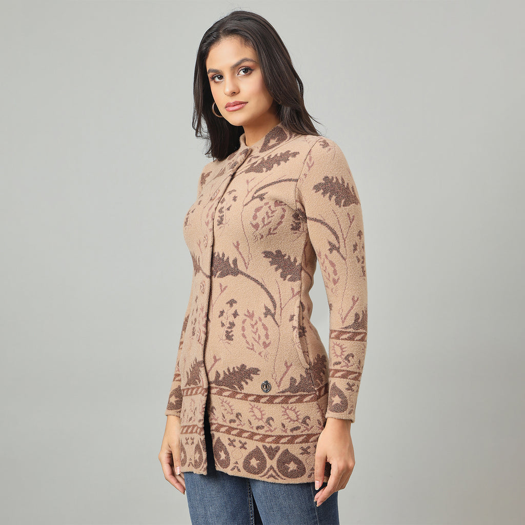 Duke Urban Women Long Coat Shortstyle Sweater (SDS1305)