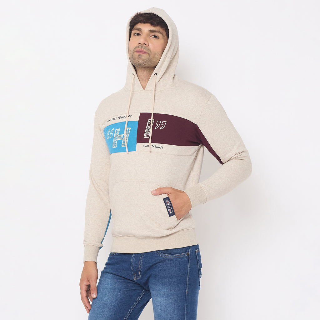 Duke Urban Men Color Block Sweatshirt (LF6277)