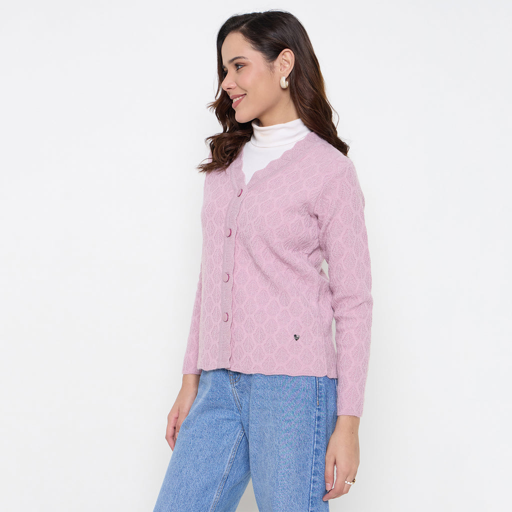 Duke Urban Women Full Sleeve Front Open Sweater (SDS1340)