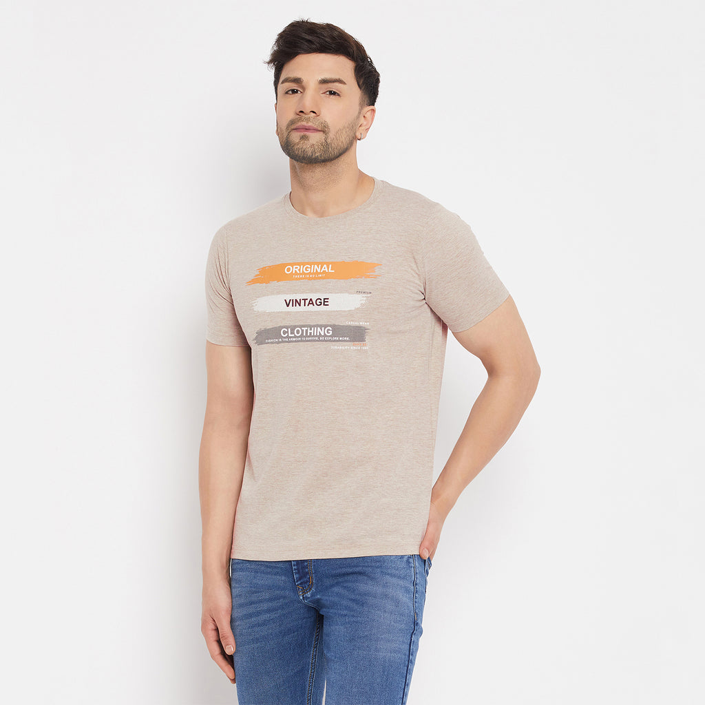 Duke Urban Men Half Sleeve Cotton T-Shirt (LF5827)