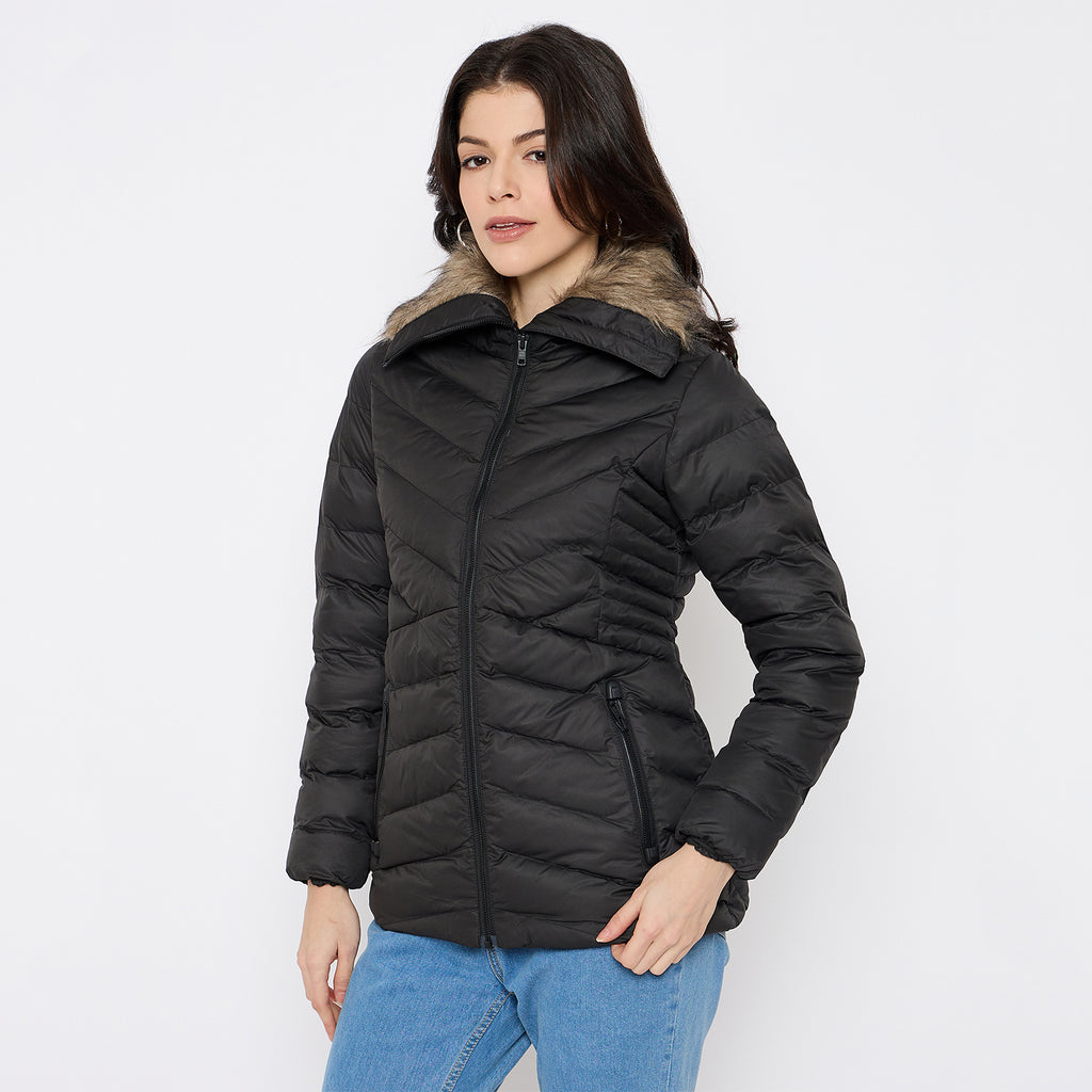 Duke Urban Women Full Sleeve Quilted Jacket (SDZ4168)