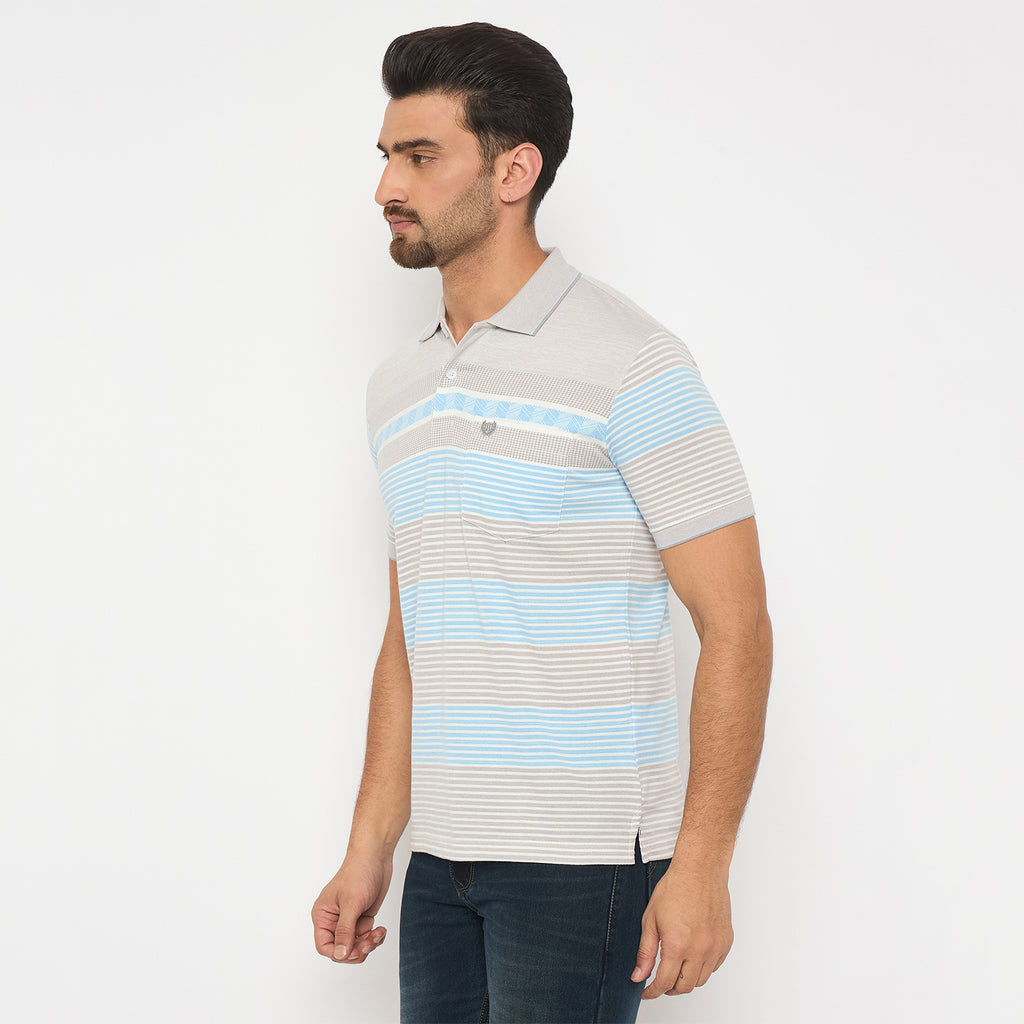 Duke Urban Men Half Sleeve Cotton Tshirt (LF7351)
