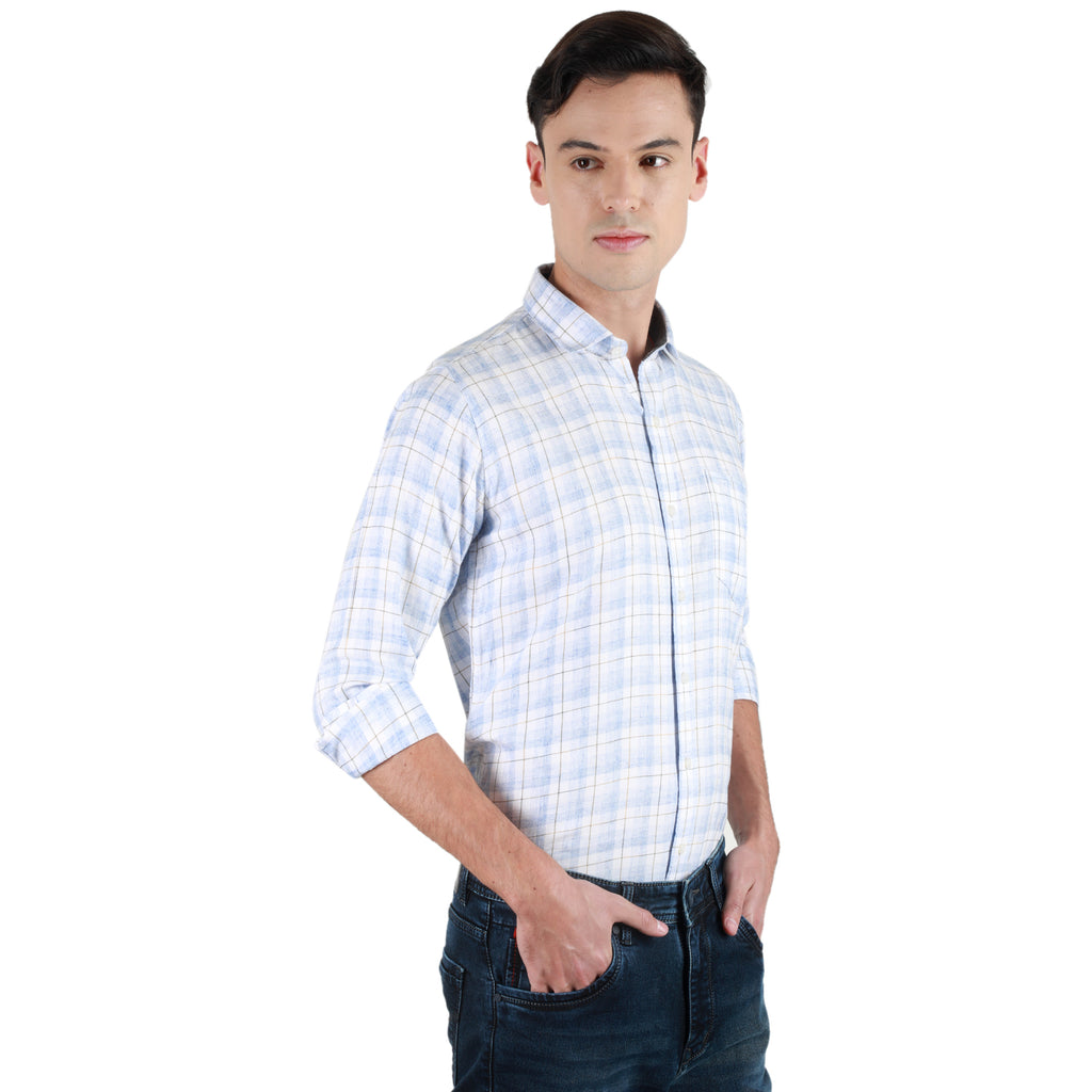 Duke Urban Men Full Sleeve Cotton Shirt (SDO8CKLF)