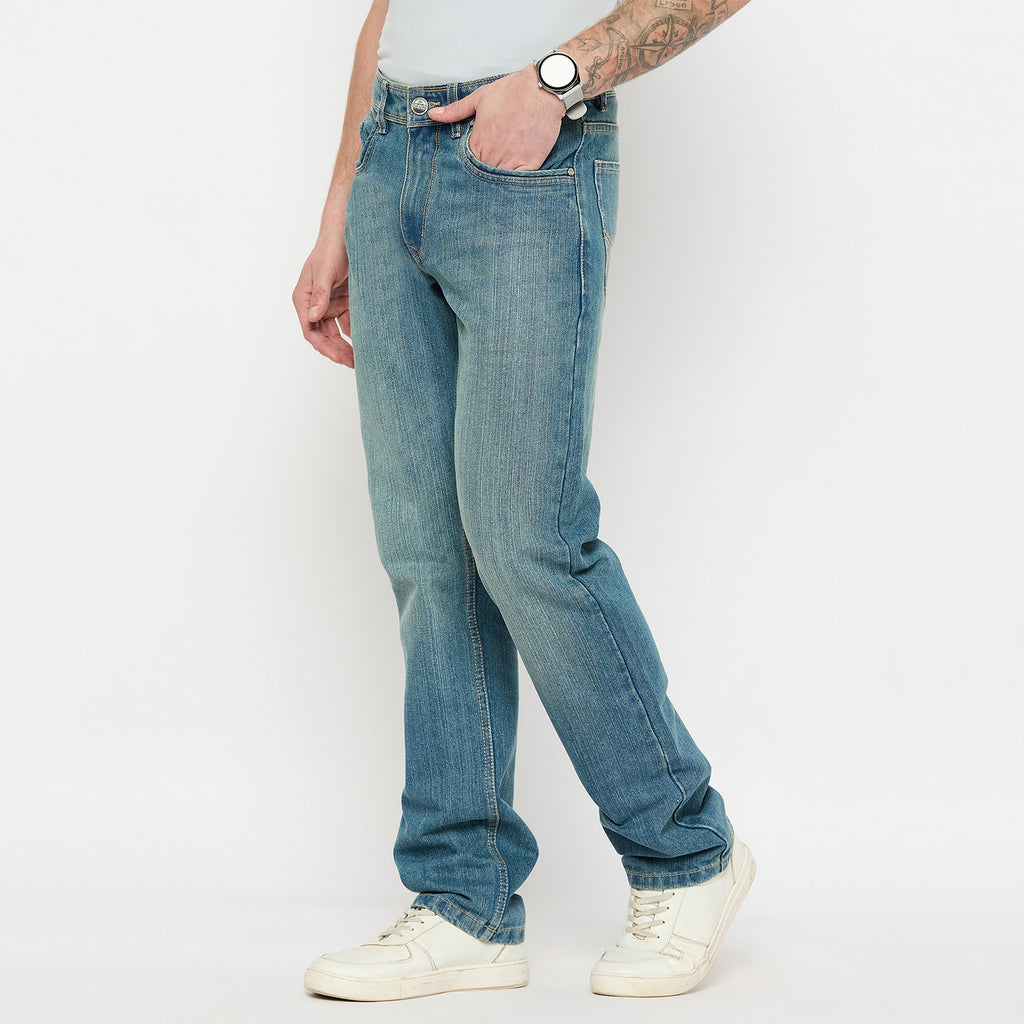 Duke Urban Men Straight Fit Stretchable Jeans (SDD5718)