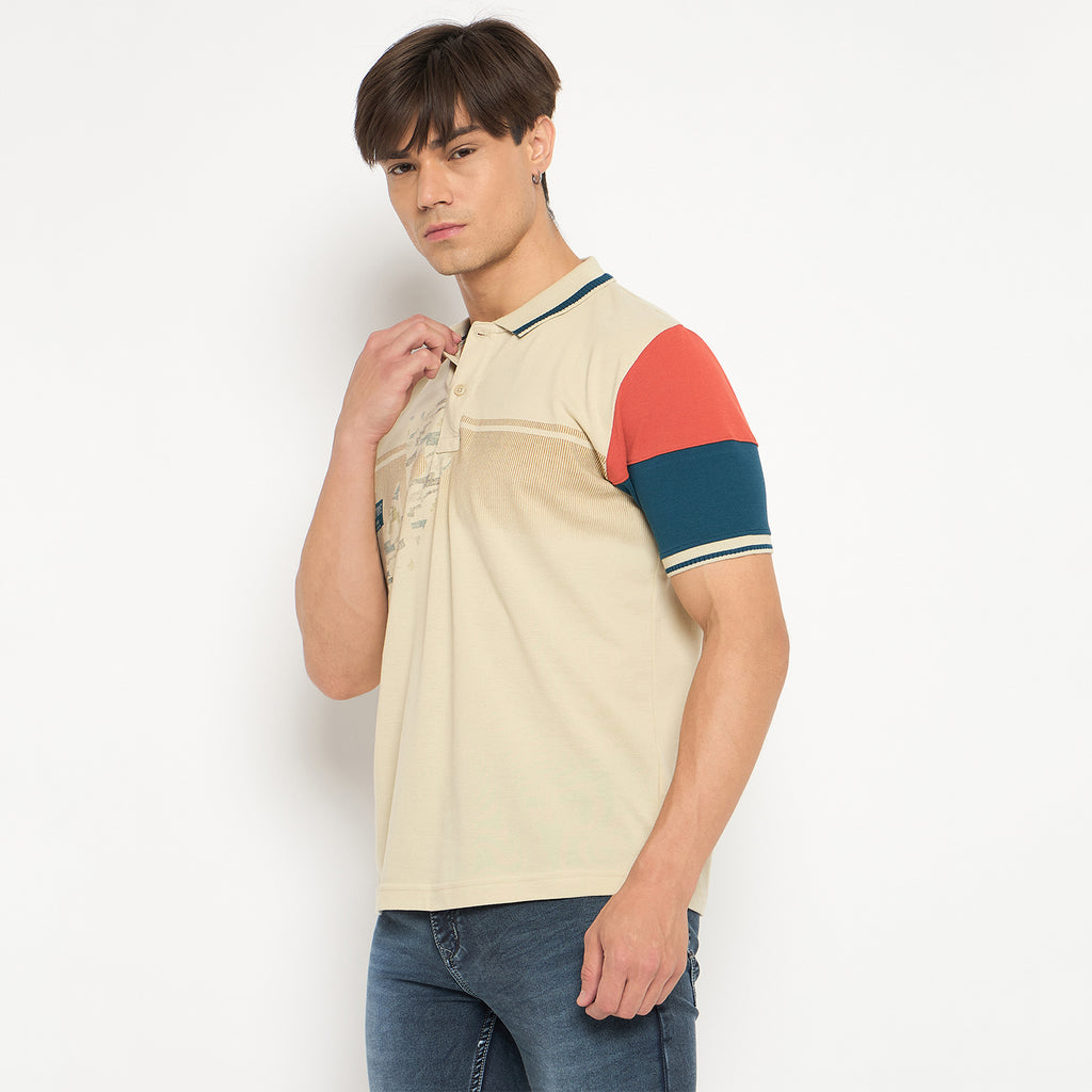 Duke Urban Men Half Sleeve Cotton T-shirt (LF7286)