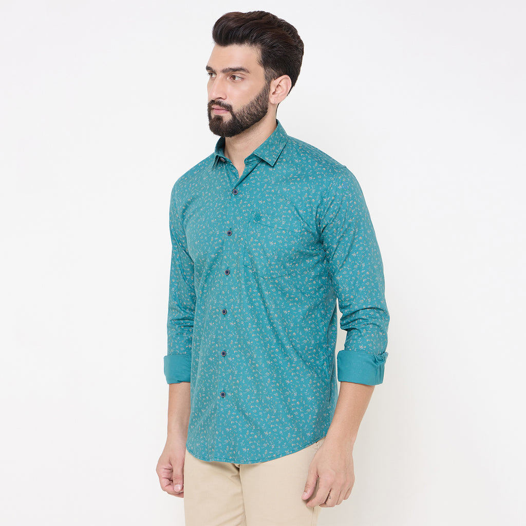 Duke Urban Men Full Sleeve Cotton Shirt (SDO5PRTG)