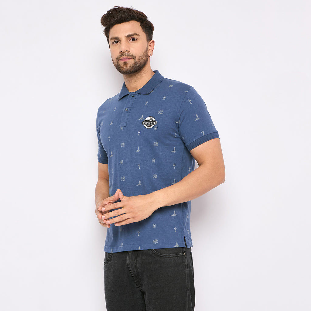 Duke Urban Men Half Sleeve Cotton T-shirt (LF5837)