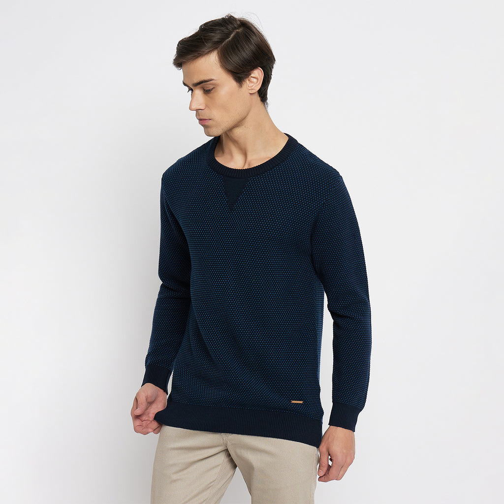 Duke Urban Men Round Neck Full Sleeve Sweater (SDS644)
