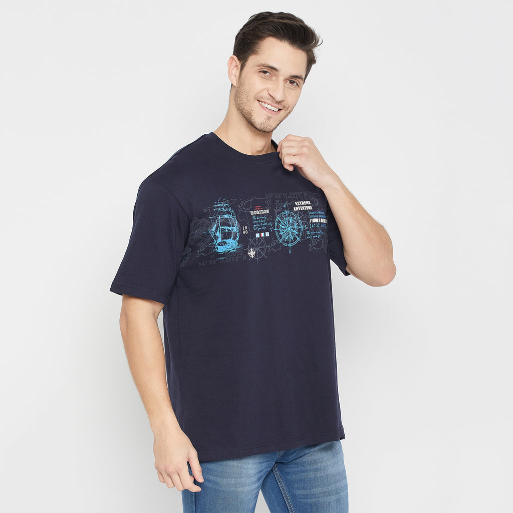 Duke Urban Men Half Sleeve Cotton T-shirt (LF7237S)