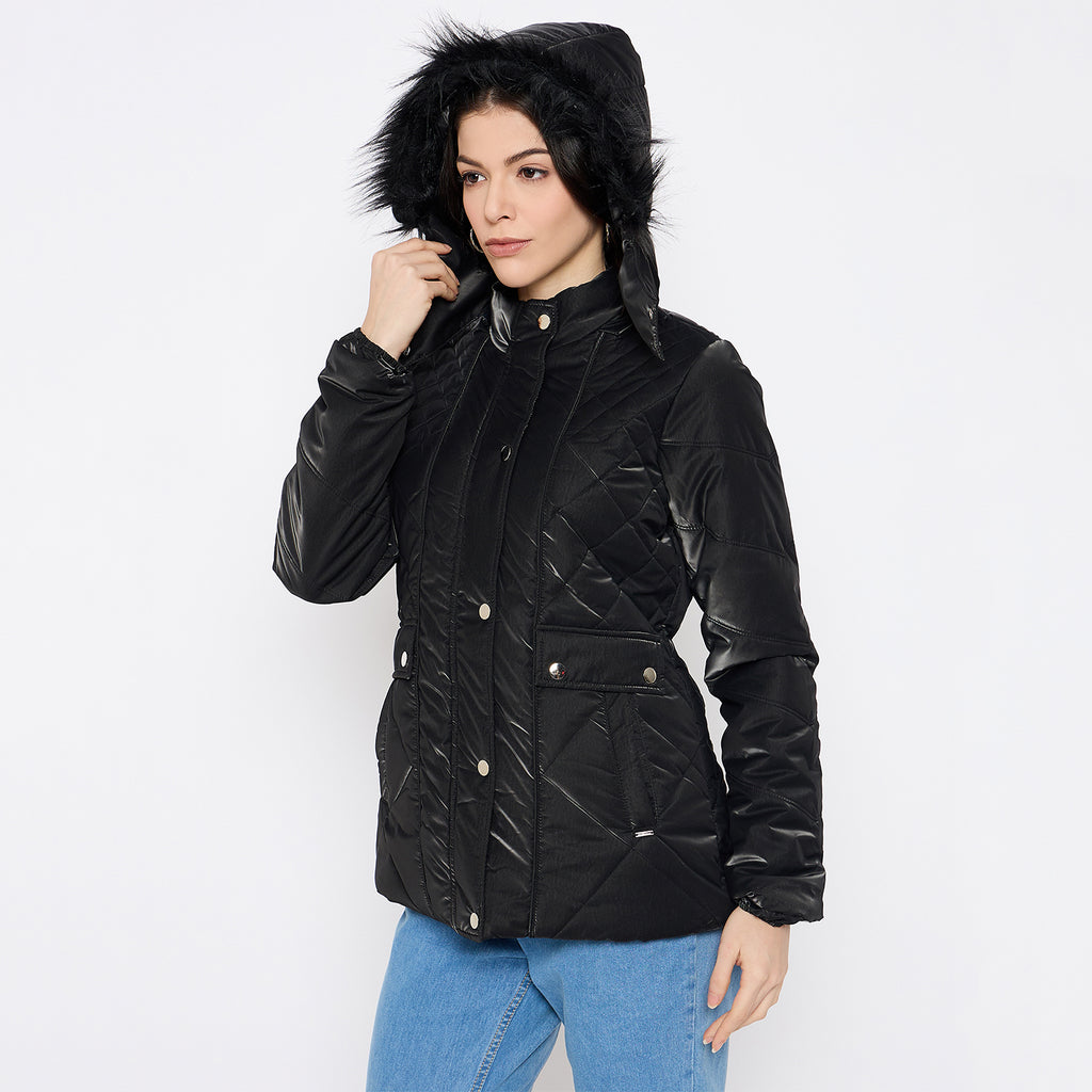 Duke Urban Women Full Sleeve Quilted Jacket (SDZ4147)