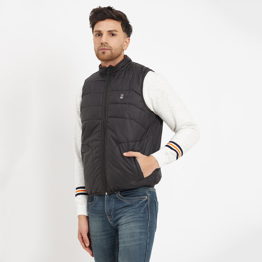 Duke Urban Men Sleeveless Reversible Jacket (SDZ1873)