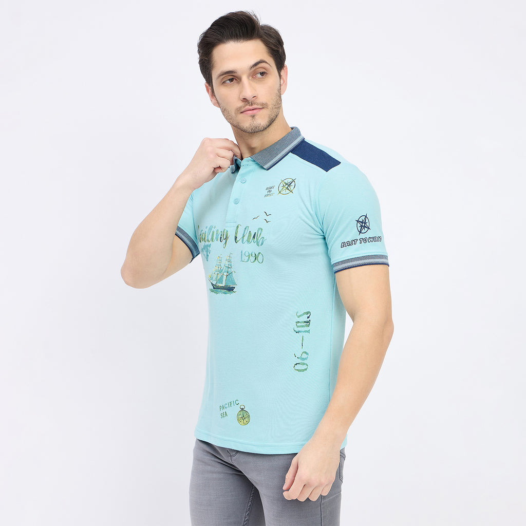 Duke Urban Men Half Sleeve Cotton T-shirt (LF7231)