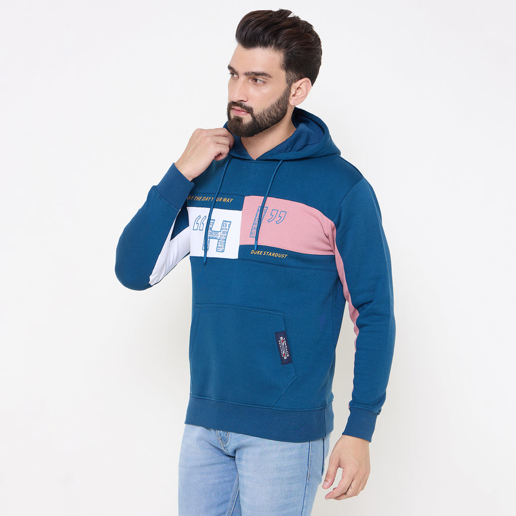 Duke Urban Men Color Block Sweatshirt (LF6277)